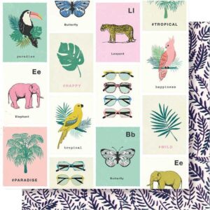 Лист карточки  "Wild Heart Double-Sided - Animal"от Crate Paper