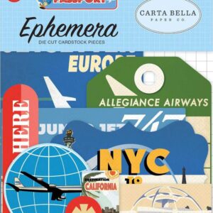 Набор высечек "Passport " от Carta Bella